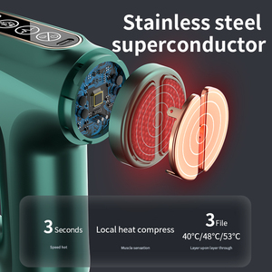 Nueva Pistola de Masaje Muscular de Percusión Profunda con Calor de Belén Factory, Mini y de Moda, Lanzada por la Fábrica - Product Image 4