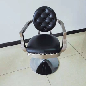 Belle chaise de salon de coiffure de vente chaude chaise de styliste avec réglage de la hauteur de la pompe hydraulique chaise de salon pour <span class=keywords><strong>studio</strong></span> de coiffure - Product Image 2