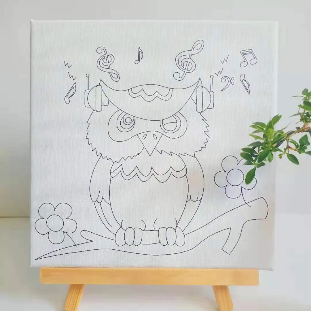 DIY canvas painting is simple and fun for adults and children