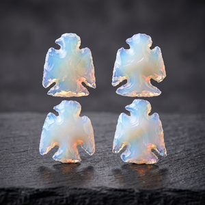 Figurine d'oiseau en opalite bleue artisanale – Décoration d'intérieur en pierres précieuses faite à la main, cadeau artisanal, vente en gros - Product Image 4