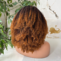 Fournitures de salon 1B-4-30 #   Perruques en cheveux humains Remy mélangés, douces, fabriquées à la machine, pour femmes africaines, vente en gros