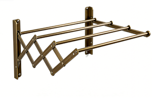 Toallero Telescópico de Acero Inoxidable Personalizado, Soporte de Pared para Toallas, Organizador para Cocina, Lavandería, Hogar, Hotel, Dormitorio, Gimnasio, Baño - Product Image 3