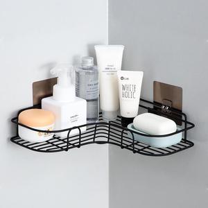 Moderno Estante <span class=keywords><strong>de</strong></span> Ducha <span class=keywords><strong>de</strong></span> Metal Ecológico y Duradero, Adhesivo, Negro, <span class=keywords><strong>para</strong></span> Montar en la Pared, Diseño que Ahorra Espacio <span class=keywords><strong>para</strong></span> <span class=keywords><strong>Baño</strong></span> - Product Image 3