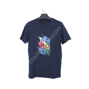 Camisetas de algodón con estampado personalizado para hombre Tela de punto cómoda disponible en todas las tallas, incluidas las tallas grandes, precio al por mayor - Product Image 1