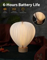 2025 tendance nouveau pliant LED Table ballon lampe Offre Spéciale en bois lecture veilleuse livre lumières pour chambre affaires jour cadeaux
