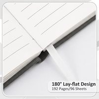 Petits carnets de poche avec porte-stylo, mini carnet à couverture rigide avec papier ligné épais, petit bloc-notes A7, couleur neutre