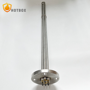 גוף חימום חשמלי מצינור נירוסטה אינקולוי 415VAC עם אוגן למערכת מבשלת, גוף חימום טבילה - Product Image 2