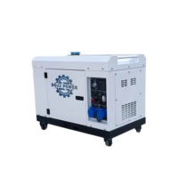 Générateur diesel silencieux à faible bruit, 5/10/15/20KW 220V biphasé, ATS automatique, AVR, grande puissance, générateur de secours d'urgence