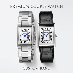 Premium Elegant Square 316 Stainless Steel Quartz Wrist <b>Watch</b> with Double Push Butterfly Clasp for Daily Casual Wear - Product Image 3