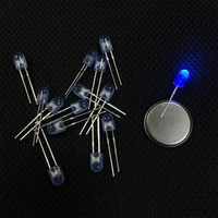 Diodes LED ovales de 5 mm avec lentille diffuseuse Rouge/Vert/Bleu/Jaune Couleurs assorties Haute intensité lumineuse