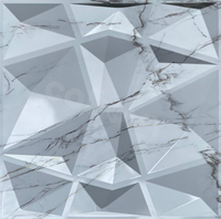 Panneau mural 3D de luxe en marbre noir personnalisé par COMOVY, avec rétroéclairage, ignifuge et cannelé