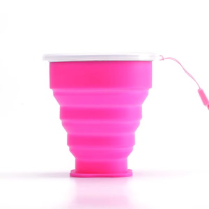 Travel Folding Drinking <strong>Cup</strong> Set Factory Wholesale Portable Rubber Foldable <strong>Cup</strong> Silicone <strong>Collapsible</strong> <strong>Cup</strong> - Product Image 5