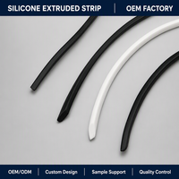 Silikon-Gummi-Extrusionsstreifen Langlebiges Maßgeschneidertes Profil-Dichtungsband mit Individueller Farbe für Tür Fenster Maschinen OEM ODM Großhandel