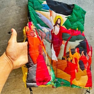Gilet matelassé sans manches personnalisé, design sur mesure, chaud pour l'hiver, style streetwear tendance, coupé-cousu - Product Image 1
