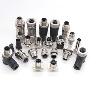 M12 Nam Nữ <span class=keywords><strong>2</strong></span> <span class=keywords><strong>3</strong></span> 4 5 8 12 17Pins Cắm Và Ổ Cắm IP67 IP68 Không Thấm Nước M12 Thông Tư Nối Với Cáp - Product Image 2