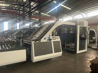 Machine de laminage de carton ondulé électrique entièrement automatique à grande vitesse avec emballage en film