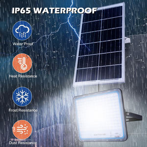 Lámpara Solar LED de Exterior con Carcasa de Aluminio ABS de Bajo Precio, Reflector LED de 60, 100, 150, 200 Vatios con Control Remoto y Temporizador - Product Image 2