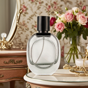 Homay Sang Trọng 30Ml 50Ml 80Ml Hình Bầu Dục Nước Hoa Chai Dầu Với Phun Bơm Và Cap - Product Image 5