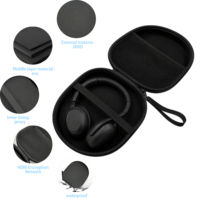 Sac de rangement pour écouteurs en EVA personnalisable, étanche, avec fermeture à glissière, protection antichoc pour écouteurs supra-auriculaires