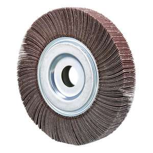 Disque à lamelles Fervi en oxyde d'aluminium, tissu perforé, 100 mm, pour meulage - Product Image 1