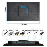 Lecteur vidéo publicitaire LCD 21.5 pouces support mural lecteur de publicité intérieure écran tactile moniteur industriel