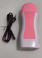Portable Portable ABS Rose Épilation Cire Bloc Double Face Chauffage Épilation Machine