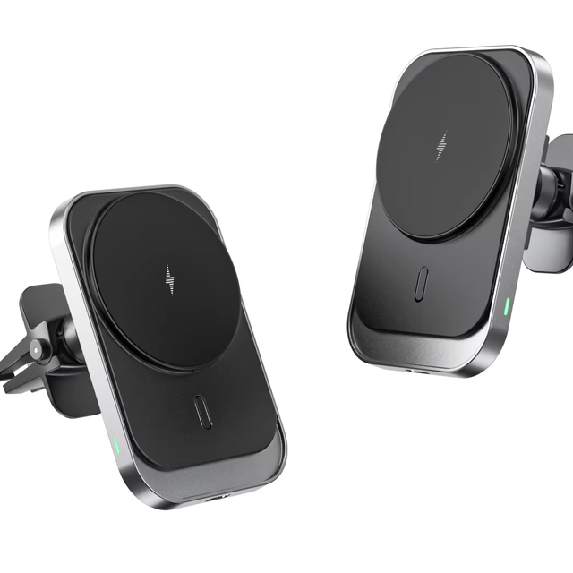 2025 New Gadgets 15W Fast Wireless Charger for Car Mobile Phone Holders