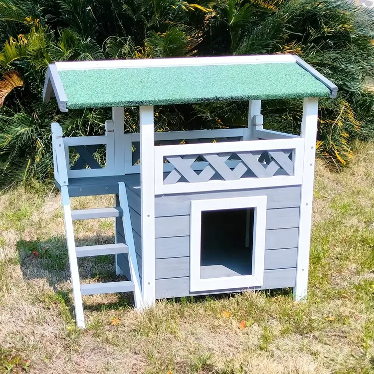 SDCH004 Cage en bois Maison de hamster en bois Petit animal Emballage écologique Impression douce