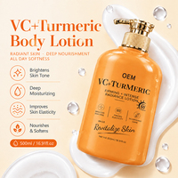 Lotion Corporelle Éclaircissante SPF 50+ 500ML Marque Blanche Parfum Frais Glutathion Niacinamide Curcuma Acide Kojique Hydratant Corporel