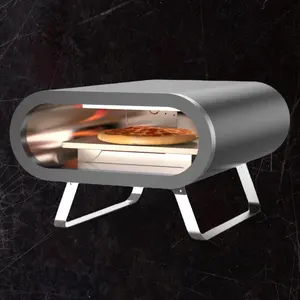 High-Quality Home Use pizza Oven BBQ Grill Outdoor Baking oven Rotating Stone Portable Pizza Ovens