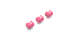 Interrupteur à glissière : Interrupteur à glissière plat rouge DS-02, emballage en tube G/F (70 pièces/tube) - Product Image 3