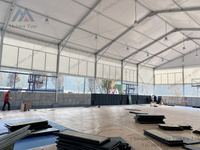 Tente extérieure robuste avec structure en aluminium, économique, pour terrains de basketball, chapiteau pour événements sportifs
