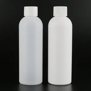 空磨砂圆筒圆形HDPE白色塑料100毫升ml液体瓶