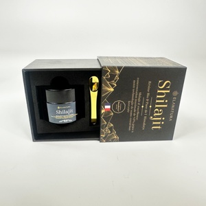 Luxury Custom Logo Rigid <b>Pull</b> Out Sliding <b>Drawer</b> Gift Box Embossed UV Coated Sponge Foam Insert for Perfume Cream Jar Packaging - Product Image 2