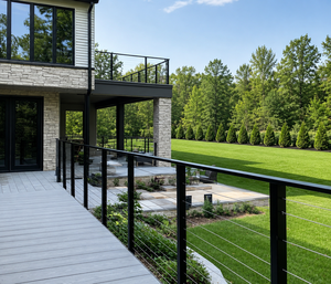 Stainless Steel Baluster Cable <strong>Railing</strong> System Stainless Steel Fence <strong>Deck</strong> <strong>Railings</strong> - Product Image 6