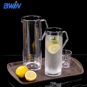 Biểu Tượng Tùy Chỉnh 1800Ml Thủy Tinh Nước Đá Bình Nhựa Trong Suốt Với Nắp Hộ Gia Đình PC Chất Liệu - Product Image 4