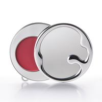 Palette de fards à paupières ronde avec bouchon à vis argenté personnalisé 4g, boîte à poudre, boîte à blush, boîte à baume à lèvres avec support magnétique pour téléphone