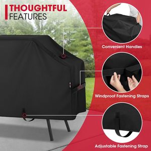 Housse de protection universelle pour <span class=keywords><strong>barbecue</strong></span> de 28 pouces, résistante aux UV, pour gril à <span class=keywords><strong>gaz</strong></span> - Product Image 2