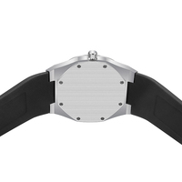 Montre à quartz ultra-fine pour homme avec logo personnalisé vintage 2024, de haute qualité, classique, luxe, cadran en verre, bracelet en silicone
