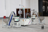 Machine pliante automatique de fermeture de bouchon de bouteille d'huile de lotion cosmétique de maquillage
