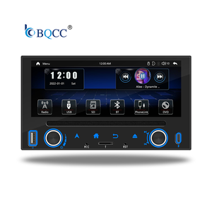 Reproductor de CD/<span class=keywords><strong>DVD</strong></span> Universal para Auto BQCC 2DIN, Carplay, Android Auto, USB, TF, BT, Estéreo, Control del Volante, Salida de Audio RCA, Radio para Auto - Product Image 1