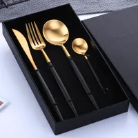 Stainless Steel 304 Gold Cutlery Sets for Wedding