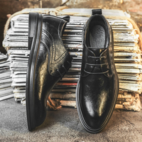 Mocassins à lacets en cuir véritable, respirants, anti-odeur, antidérapants, avec doublure en maille rétro, tendance mode printemps