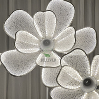 Lumière florale géante à LED pour entrée de mariage, allée, lumière décorative, support de fleurs en plomb pour route