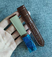 Bracelet de montre en cuir véritable haut de gamme pour hommes matures, luxe haut de gamme, qualité supérieure, design interchangeable