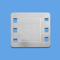 Plaque bipolaire en acier inoxydable plat de qualité supérieure, sans bavures, gravée par photoélectro-érosion, titane grade 2, certifiée ISO9001, OEM/ODM disponible
