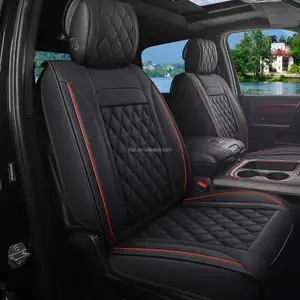 Hot Sale 2023 Car Seat Covers For 2009-2022 Dodge Ram 1500 High Quality Leather Luxury Custom Car Seat Cover Accessories 120