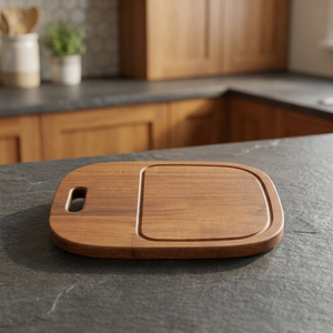 Tabla de Cortar de Madera Antideslizante, Duradera, Ecológica, Fácil de Limpiar, Ligera, Apta para Lavavajillas, Utensilios de Cocina - Product Image 3