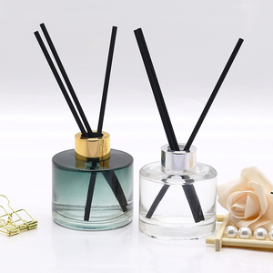 Senhai 120ml hương thơm nước hoa dầu trang trí nhà rõ ràng trong suốt Chai thủy tinh tròn sậy hương thơm khuếch tán gậy hương thơm - Product Image 2