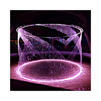 Fontaine Murale Numérique Graphique en Acier Inoxydable 304 pour Centre Commercial, Hôtel et Plaza – Cascade Programmable au Design Moderne